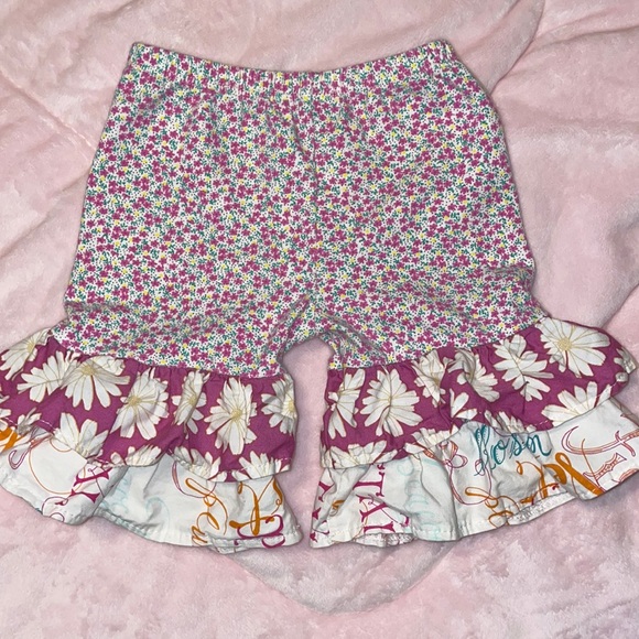 6/9 m Haute Baby Multimedia 3 Pc Top/Bloomers Headband Wide Bottom BoHo Chic - Picture 4 of 10